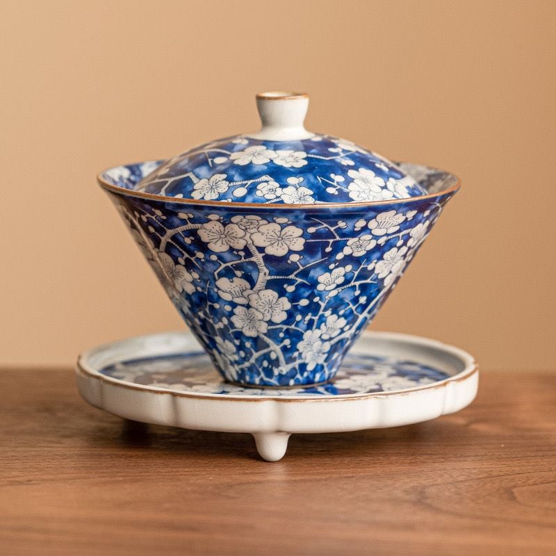  Ấm Trà Đơn Blue Ice Plum Blossom 