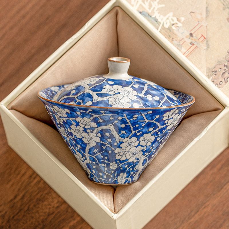  Ấm Trà Đơn Blue Ice Plum Blossom 