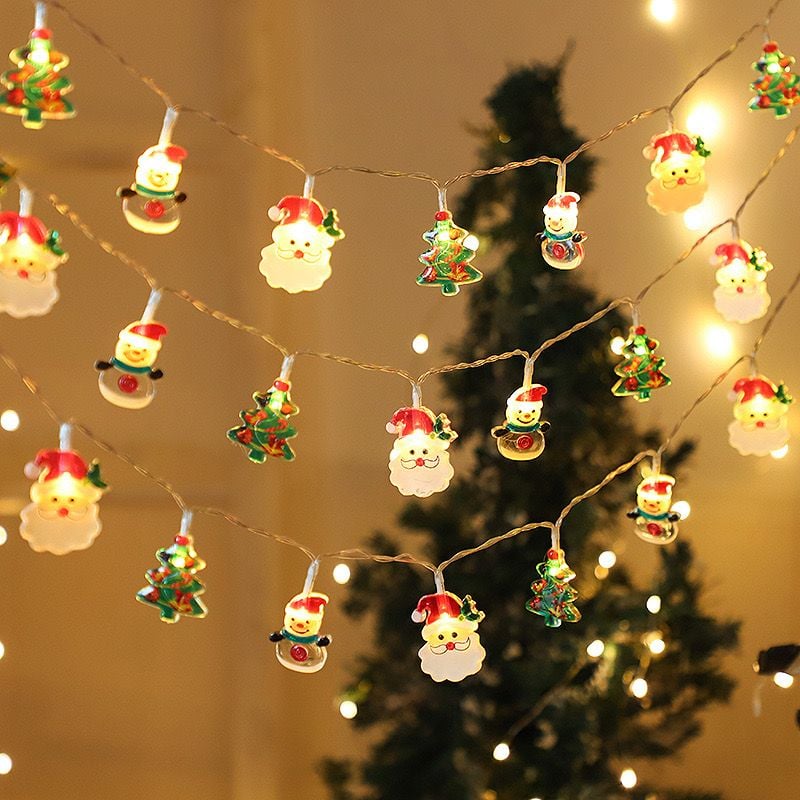  Đèn Led Trang Trí Ông Già Noel, Người Tuyết 3m 