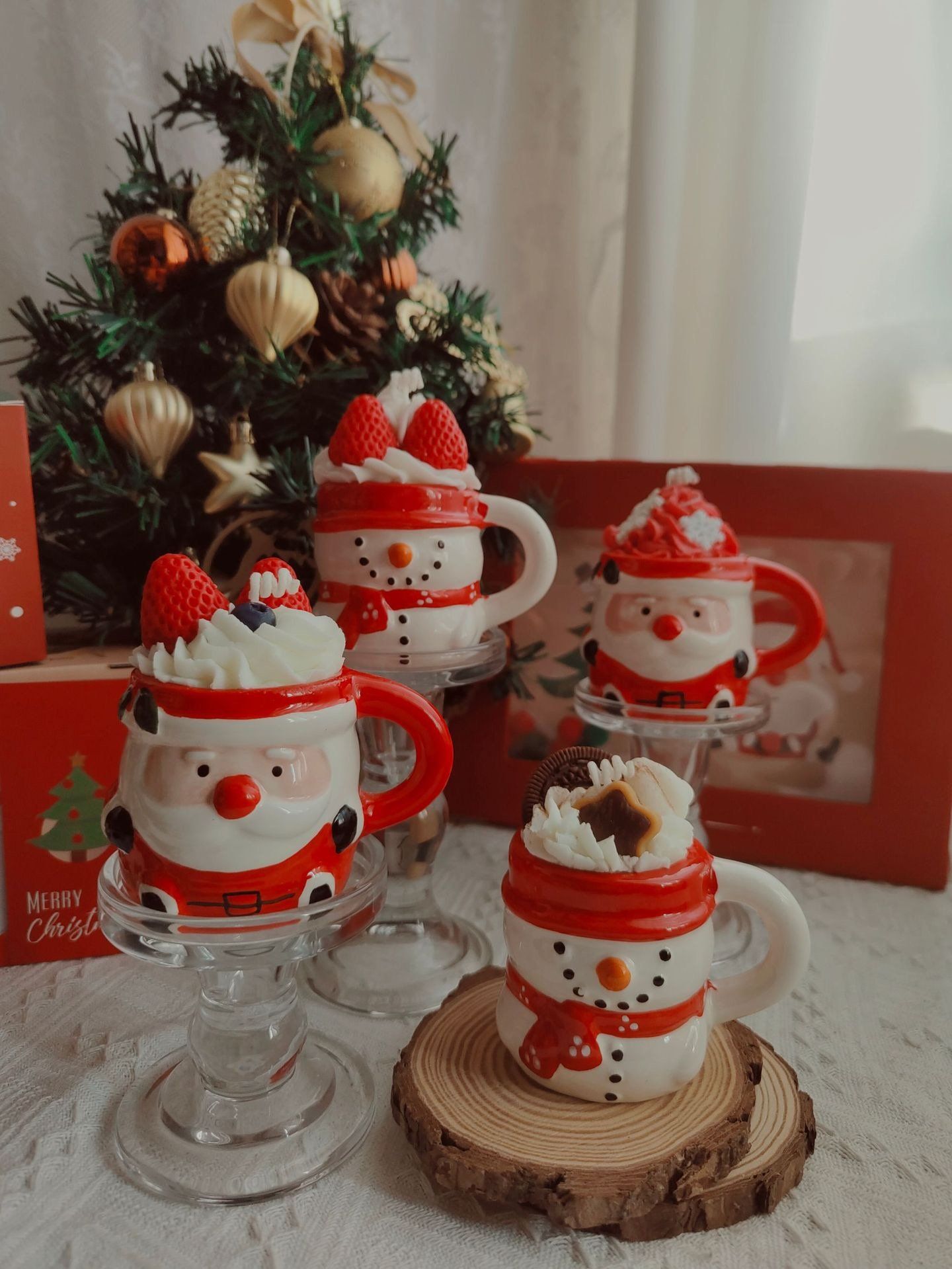  Cốc Nến Thơm Sweet Cake 