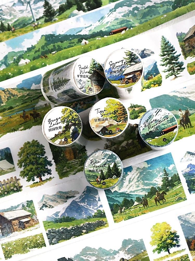  Cuộn Băng Dính Trang Trí Đồng Quê 