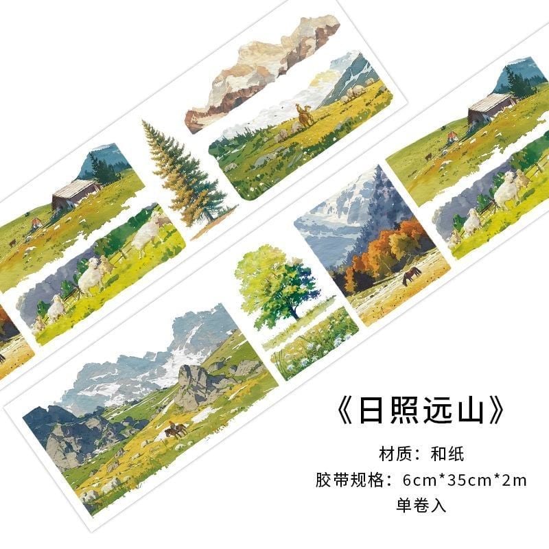  Cuộn Băng Dính Trang Trí Đồng Quê 