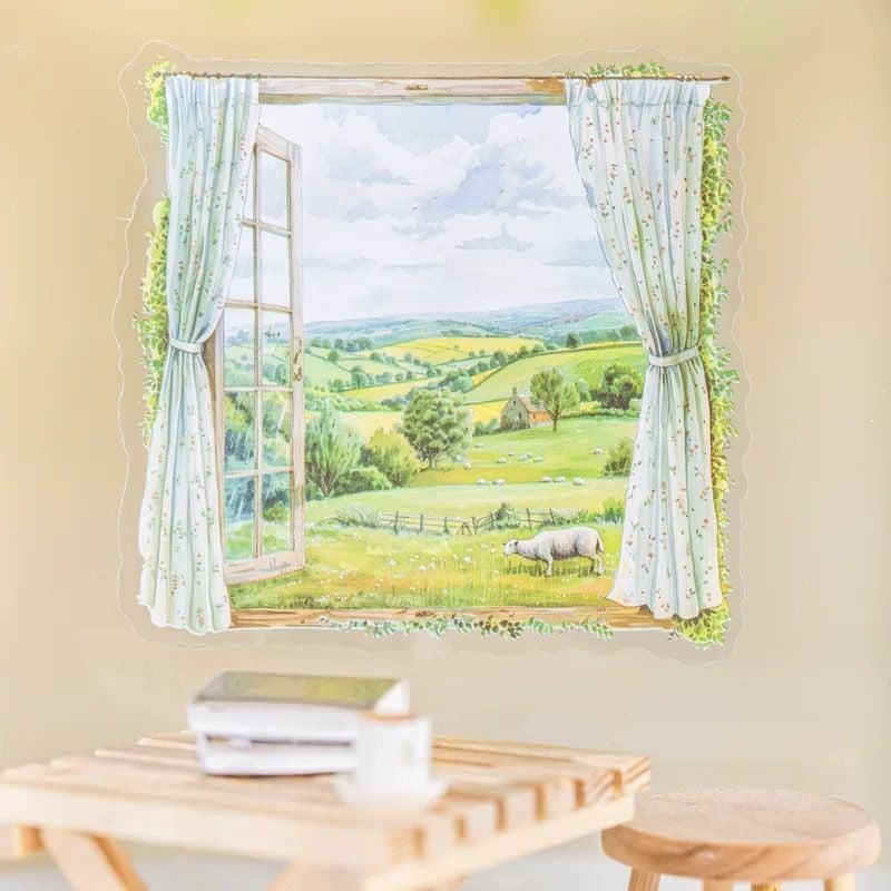  Sticker Phong Cảnh Đồng Quê 