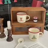  Cốc Viền Đỏ Merry Christmas 