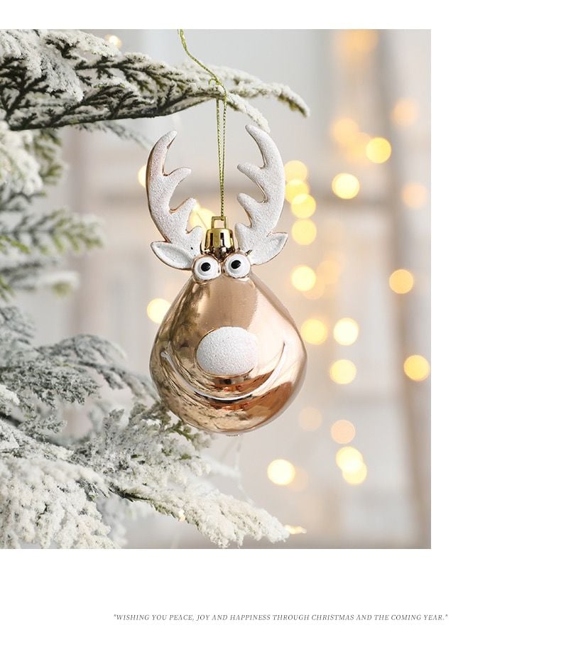  Nai Sừng Trang Trí Cây Thông 