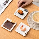  Đĩa Đựng Nước Tương Mèo Nằm 