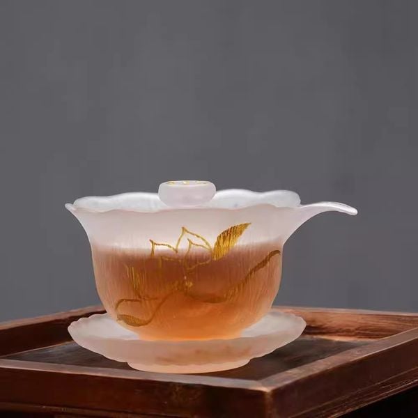  Bộ Trà Cụ Sen Vẽ Tay 