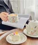  Set Tách, Ấm Hoa Cỏ Mùa Xuân 