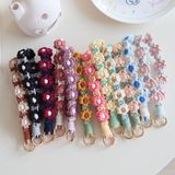  Móc Khóa Hoa Cúc Dệt Tay 