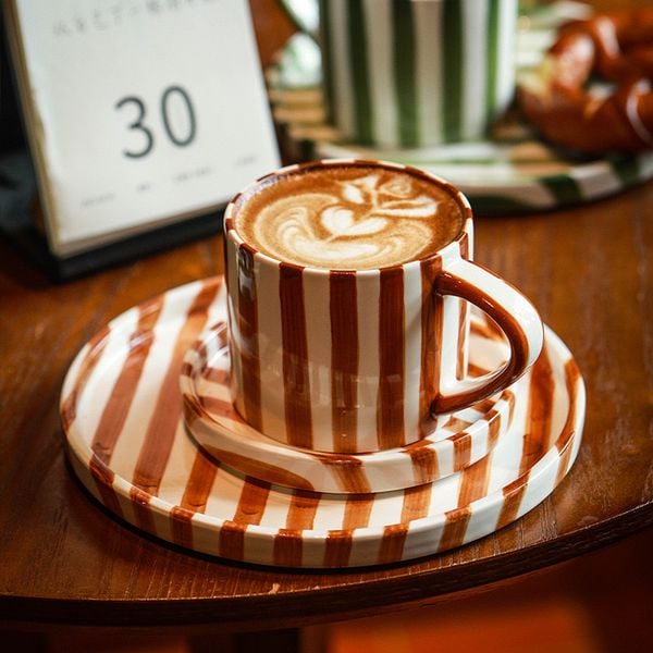  Bộ Cốc, Đĩa Màu Caramel 