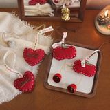  Treo Trang Trí Trái Tim Đỏ 