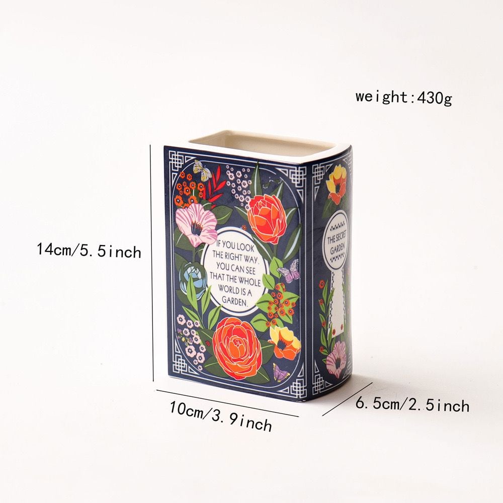  Bình Hoa Cuốn Sách 