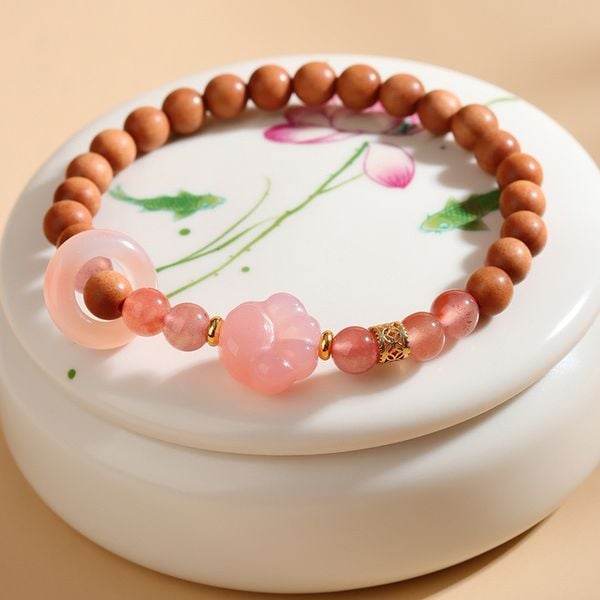  Vòng Tay Mèo Gỗ Đàn Hương 