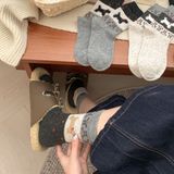  Tất Fair Isle Cổ Điển 