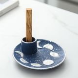  Khay Mặt Trăng Đốt Palo Santo, Xô Thơm 