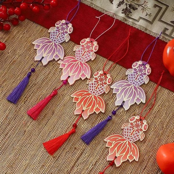  Dây Treo Cá Koi Đỏ May Mắn 