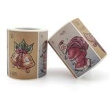  Sticker Giáng Sinh Màu Kraft 