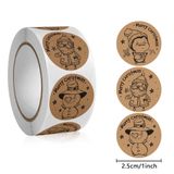  Sticker Tròn Giáng Sinh 