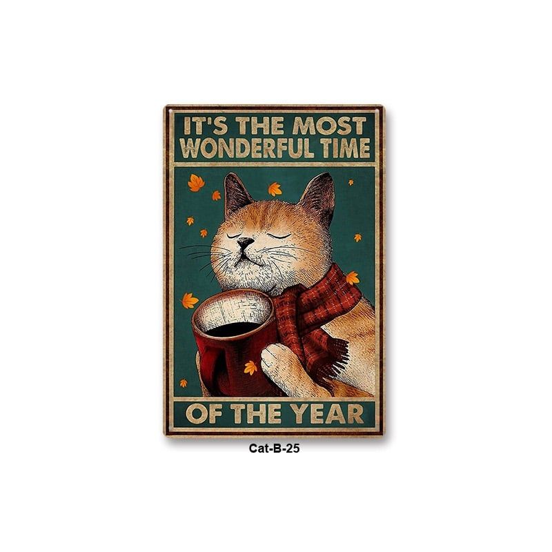  Tranh Mèo Thiếc Cổ Điển 