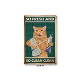  Tranh Mèo Thiếc Cổ Điển 