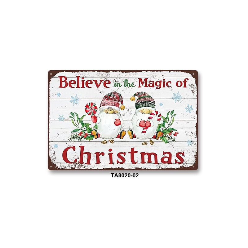  Tranh Giáng Sinh Thiếc Cổ Điển 