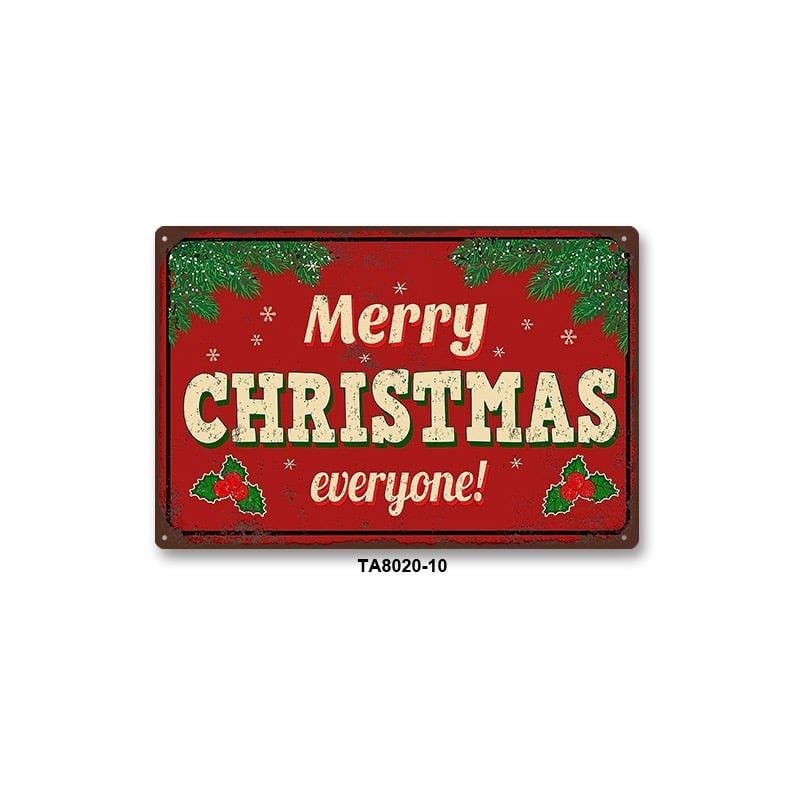  Tranh Giáng Sinh Thiếc Cổ Điển 