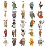  Set 50 Miếng Dán Dễ Thương 