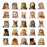  Set 50 Miếng Dán Dễ Thương 