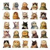  Set 50 Miếng Dán Dễ Thương 