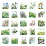  Set 50 Miếng Dán Dễ Thương 