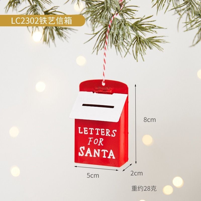  Treo Cây Thông Kim Loại 