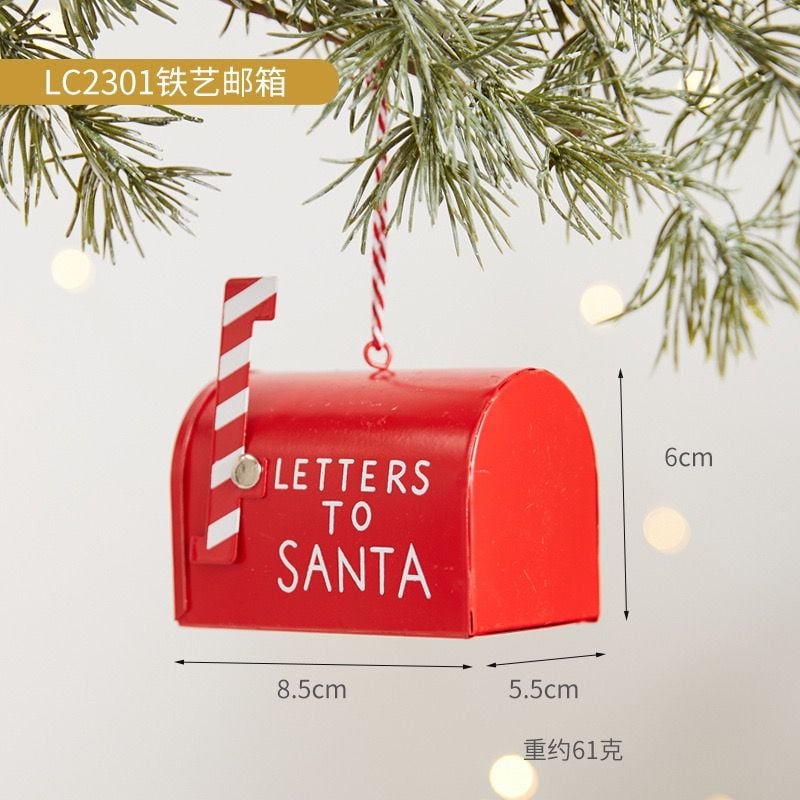  Treo Cây Thông Kim Loại 