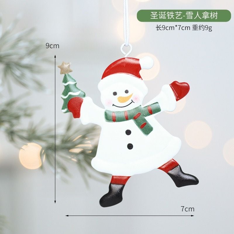  Treo Cây Thông Kim Loại 