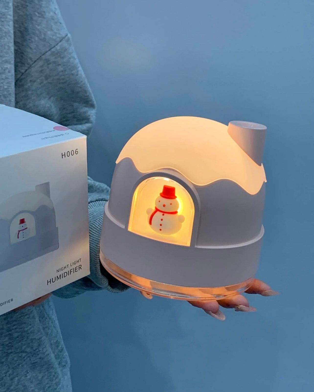  Đèn Ngủ, Máy Phun Sương Tạo Ẩm Người Tuyết 