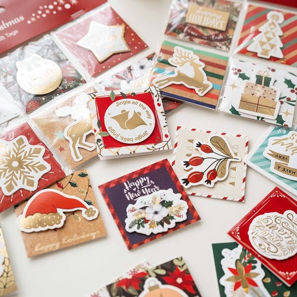  Set Thiệp Quà Tặng Giáng Sinh 