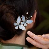  Trâm Cài Tóc Bướm Xanh 