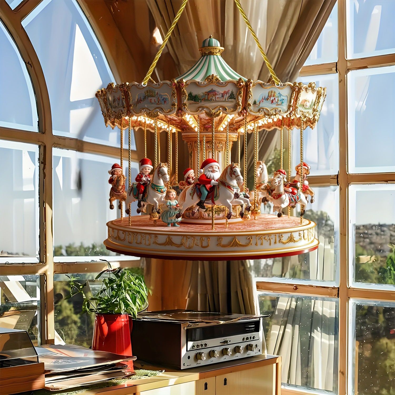  Tranh Acrylic Ông Già Noel 