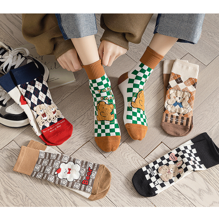  Tất Cotton Hoạt Hình 