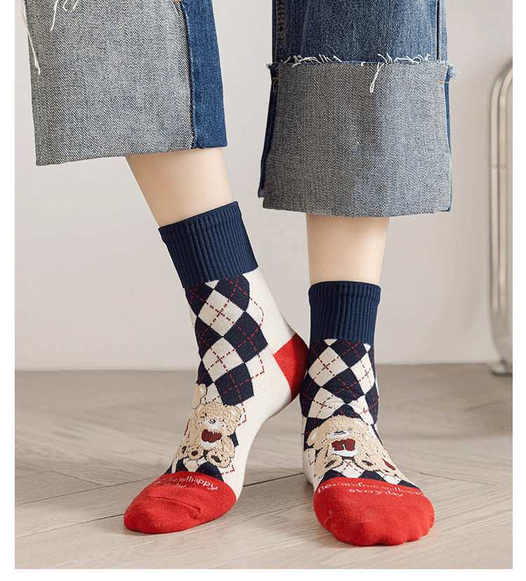  Tất Cotton Hoạt Hình 