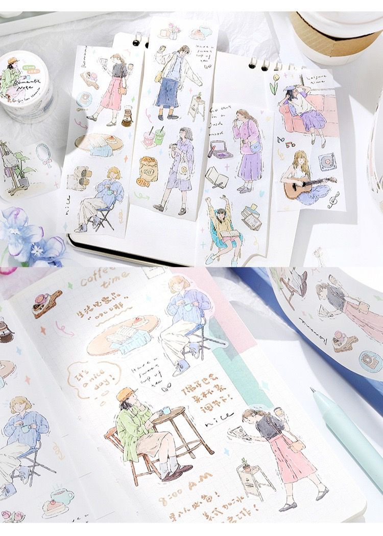  Miếng Dán Trang Trí Romantic 