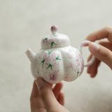 Ấm Trà Vẽ Tay Hoa Hồng 