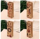  Túi Kraft Giáng Sinh Đựng Chai Rượu 