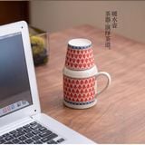  Bình Giữ Nhiệt Kèm Tách Màu Tro 
