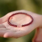  Vòng Pha Lê Thạch Lựu Dâu 