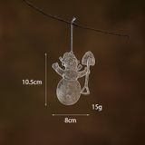  Trang Trí Giáng Sinh Bông Tuyết Trong Suốt 