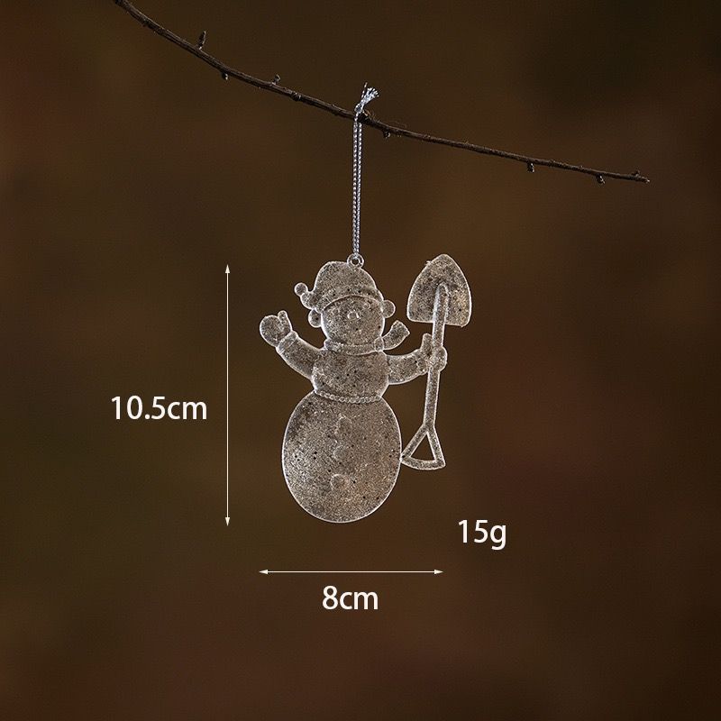  Trang Trí Giáng Sinh Bông Tuyết Trong Suốt 