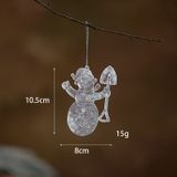  Trang Trí Giáng Sinh Bông Tuyết Trong Suốt 