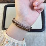  Vòng Tay Đàn Hương Mắt Mèo Tím 