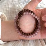  Vòng Tay Đàn Hương Mắt Mèo Tím 