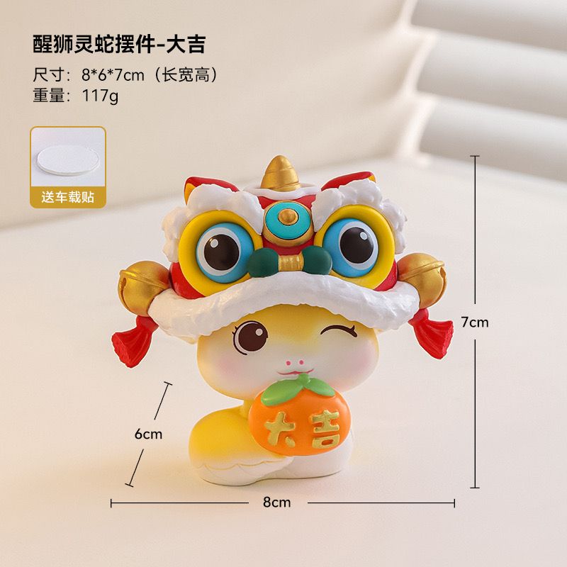 Đồ Trang Trí Sư Tử Và Rắn May Mắn 